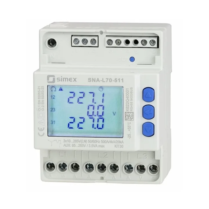 SNA-L70 multifunction three-phase meter