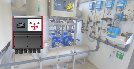 Demineralized water flow measurement